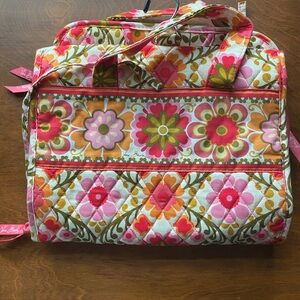 Vera Bradley Floral Travel Bag - Pink, Orange, Green